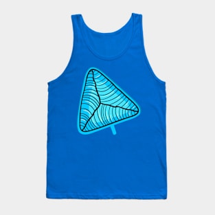 Doodle cute monster TRIGLE BLUE Tank Top